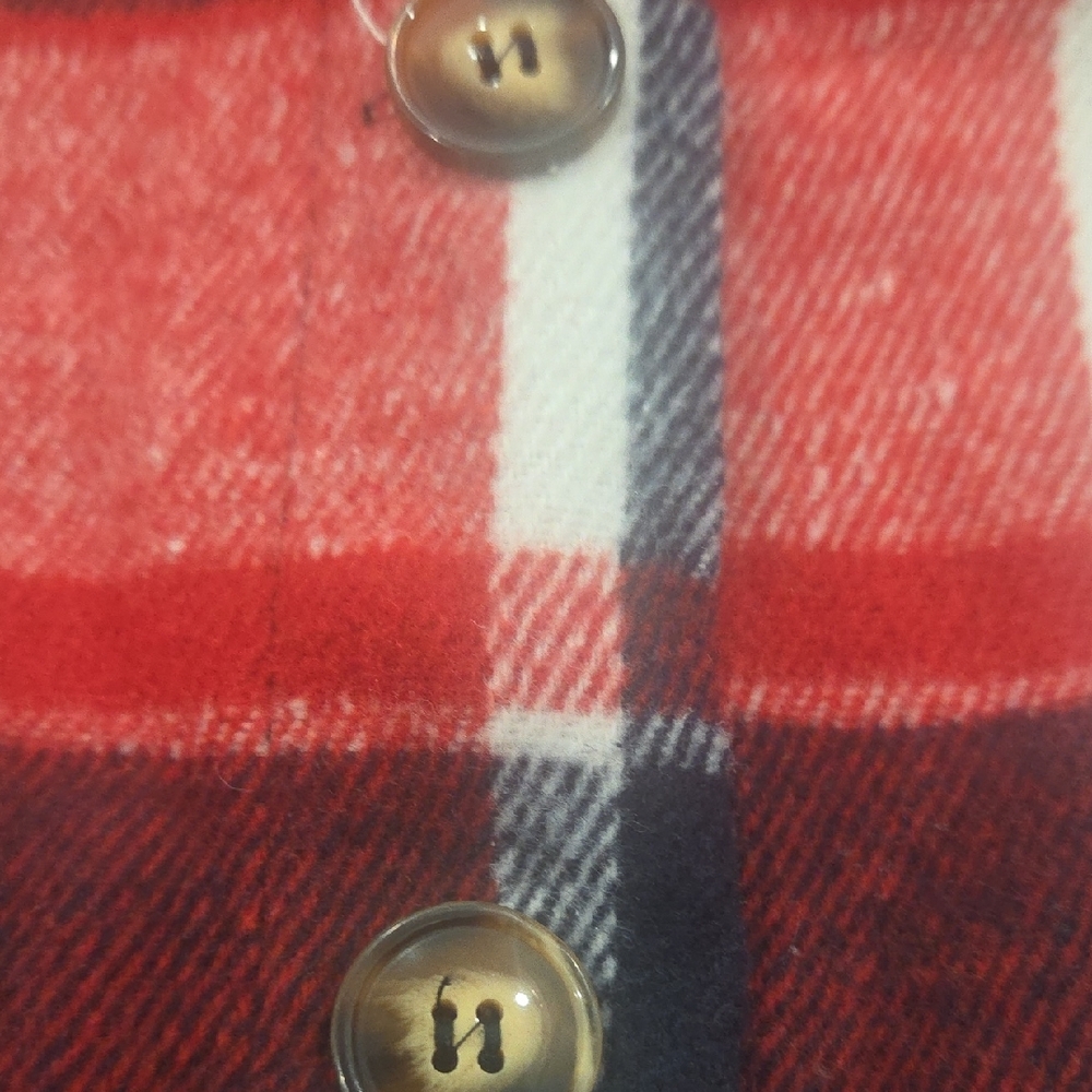 Classic Red Plaid Button-Down Shirt - Picture 2 of 6